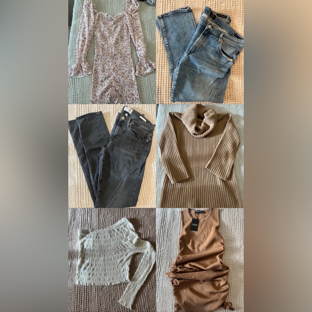 BUNDLE Sz L fashion clothes Free People, Lioness, Frame, CoH, Reiss